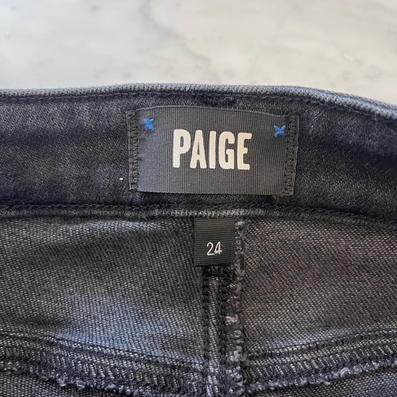 PAIGE black denim boot cut - Picture 2 of 3